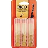 Rico Bass Clarinet Reeds, Strength 3.0, 3-pack