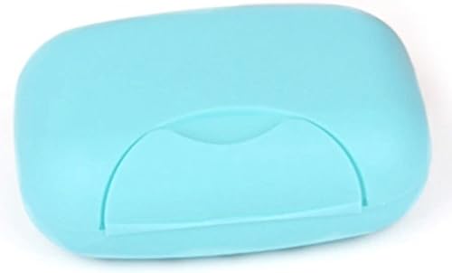 RaDiuz Portable Plastic Soap Case Holder Container Box Dish Home Outdoor Traveling Hiking Camping - Blue
