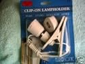 Clip on light holder