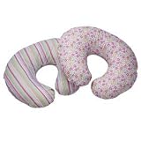 Boppy Bare Naked Pillow with 2 Slipcovers Spring Flowers  Spring Stripe by Boppy