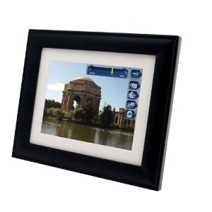 Pandigital Pan Touch PAN8002W02T 8-Inch Digital Picture Frame (Factory Refurbished) - Black