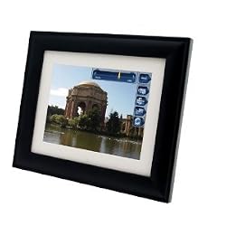 Pandigital Pan Touch PAN8002W02T 8-Inch Digital Picture Frame (Factory Refurbished) - Black