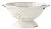 Premier Housewares 13 x 23 x 23 cm Enamel Retro Colander, Cream