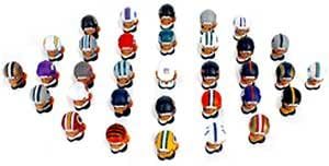 TeenyMates NFL Series 2 Set of all 32 Teams