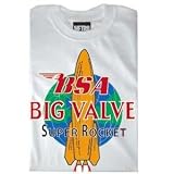 MetroRacing BSA Big Valve T-Shirt - Large White by MetroRacing