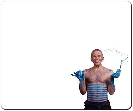 Mouse pads,(Black)9 X 7 X 0.12in,[Natural rubber,Precision Fabric]Personality Desings Gaming Mouse Pad,surface of the polyester£¬prevent deformation-Dj 85 Jean Paul Gaultier