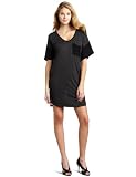 C&C California Women's Short Sleeve Double V-Pocket Dress