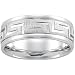 14K White Gold Bridal Duo Ring