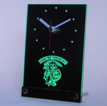Sons of Anarchy 3D LED Table Desk Clock