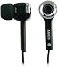 Coby Black Stereo In-Ear Noise Isolating Headphones