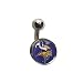 Minnesota Vikings Navel Belly Ring