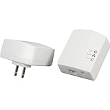Rosewill 200Mbps Powerline AV Mini Wall-Plug Adapter Starter Kit with 2 Units Upto 200Mbps (RPLC-201KIT)
