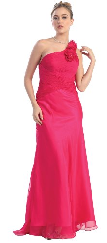 Prom One Shoulder Dress New Elegant Long Gown #2682