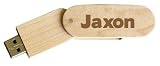 Engraved Wooden USB Flash Drive 8 GB - Engraved name Jaxon