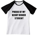 Proud of My Honor Student 1 Jr. Miss Cap Sleeve