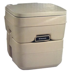 Dometic - 965 MSD Portable Toilet 5.0 Gallon Parchment