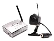 Locked-band Mini Wireless Full Motion Color Camera w/4-Channel Receiver