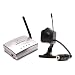Locked-band Mini Wireless Full Motion Color Camera w/4-Channel Receiver