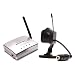 Locked-band Mini Wireless Full Motion Color Camera w/4-Channel Receiver