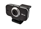 Trust Cuby Webcam with Built-in Microphone (Black) 17318
