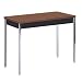 Sandusky Lee AT4020-BW Black Powder Coat Activity/Utility Table with Walnut Top, 29" Height x 40" Width x 20" Depth