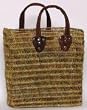 Moroccan Straw Summer Beach / Shopper / Tote Bag