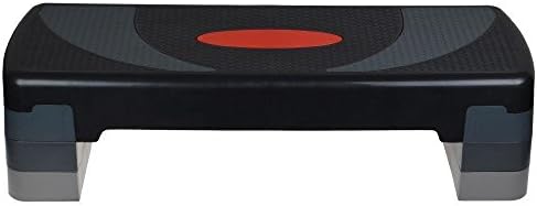 30'' Fitness Aerobic Step Adjust 4" - 6" - 8" Workout Exercise Stepper w/Risers