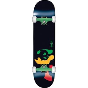 Enjoi Rasta Panda Complete Skateboard - 7.5 x 31.5 by