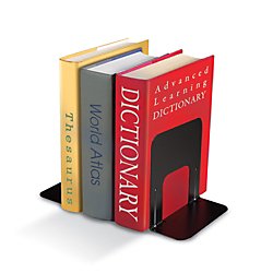 Brenton Studio 58% Recycled Steel Bookend, 5in., Black, OD5104