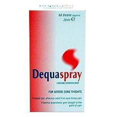 Dequaspray For Severe Sore Throats 50 doses 20ml