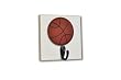 Homeworks Etc Basketball Single Wall Hook, Orange