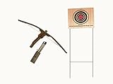 Wooden Toy Crossbow with Quiver Set and Bulls Eye Target