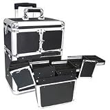 Professional Rolling Makeup Case in Black (Black) (18