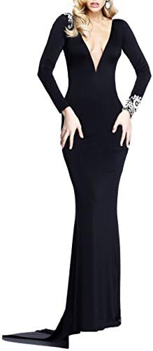 Butterfly Paradise Beaded Embellishments Sheer V-neckline Gown