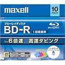録画用BD-R 6倍速 10枚 BR25VWPC.10S.BB