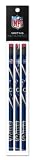 St. Louis Rams 3 Pack Wood Pencil in Clear Bag with Header - NFL (12005-QUZ)