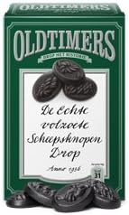 Van Slooten Oldtimers Scheepsknopen Drop Zoet (Sweet)6 Box 225gram