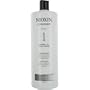 Nioxin Cleanser, System 1 (Fine/Untreated/Normal to Thin-Looking), 33.8 Ounce