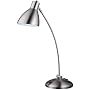 Normande Desk Lamp, Brushed Steel