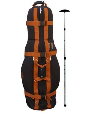 Club Glove Last Bag Golf Travel Cover with Free Stiff Arm Black/Copper