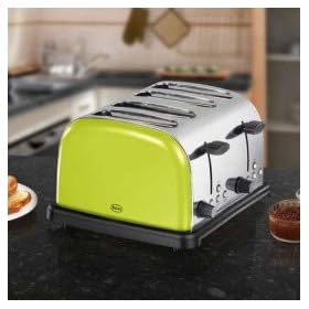 Black Swan ST14020LIMN-2 4 Slice Lime Toaster