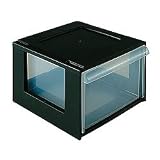 Iris Single-Drawer DVD Chest - Holds 15 DVDs (Black) (7.43 H x 9.87 W x 10.56 D)