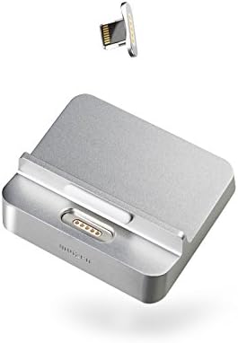 moizen Magnetic Charging Dock &amp; Converter, Magnetic Charger, Magnetic Lightning Connector, SNAP Dock Set for iPhone 7 Plus, 7, 6s Plus, 6s, 6, SE, 5s, 5c, 5 (Space Gray)
