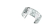 Elements Sterling Silver B3174 Ladies Circles Openwork Cuff
