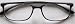 Conservative Black Men's Bifocal Flexie Reading Glasses
