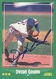 Dwight Gooden, New York Mets, 1988 Score Autographed Card