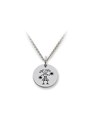 Family Values (tm) 925 Sterling Silver Cheerleader - 16 To 18 Inch Adjustable Chain Included