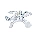Swarovski Crystal Silver Turtle Doves