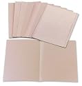 5 Star Premier Square Cut Folder Recycled Pre-punched 170gsm Kraft Foolscap Buff [Pack 100]
