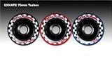 eXkate 76mm 78a Turbo Longboard Wheels Black